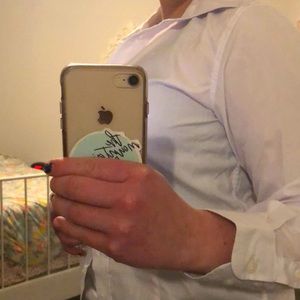 Whit Button Up With Collar